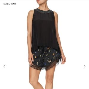 Cato Embroidered Neckline Tank Top Size 18/20W